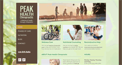 Desktop Screenshot of peakhealthforyou.com